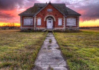 Abandoned school in Saskatchewan